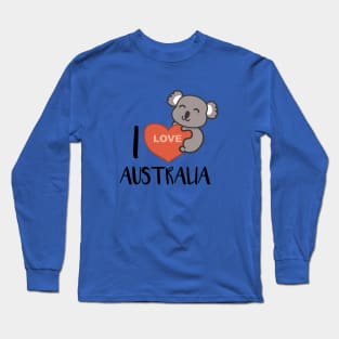 I love Australia Long Sleeve T-Shirt